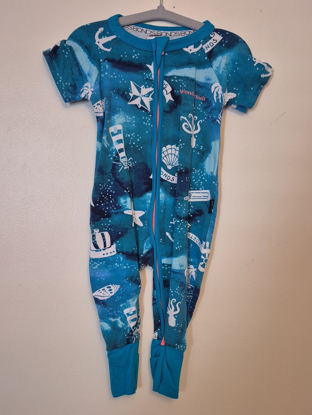3-6mth - Sailor's Dream Bonds Wondersuit Zippy